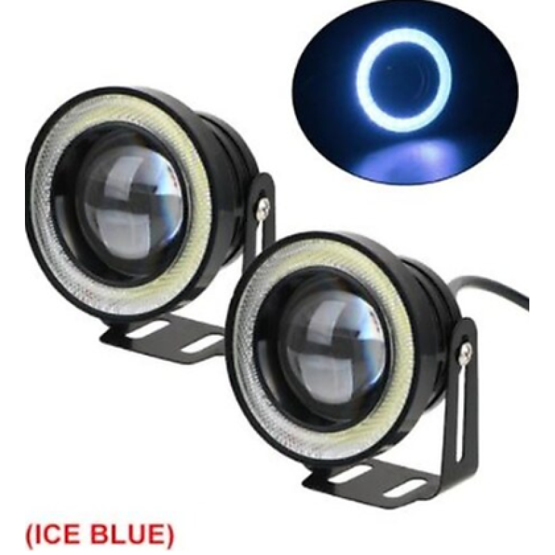 SİS FARI MERCEKLİ 76MM BUZ MAVİ ANGEL