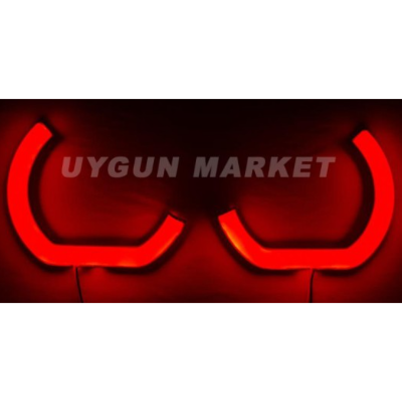 F SERİSİ 100 MM 2'Lİ SET L TİPİ KIRMIZI ANGEL HALKA