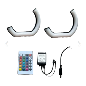 F SERİSİ 135 MM 2'Lİ SET L TİPİ RGB KUMANDALI ANGEL HALKA