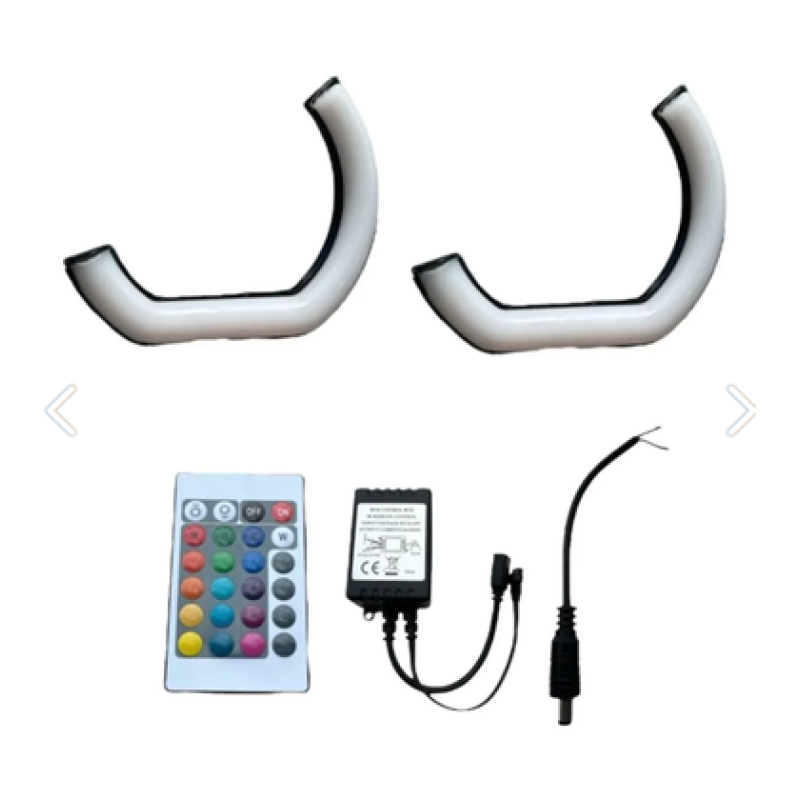 F SERİSİ 135 MM 2'Lİ SET L TİPİ RGB KUMANDALI ANGEL HALKA