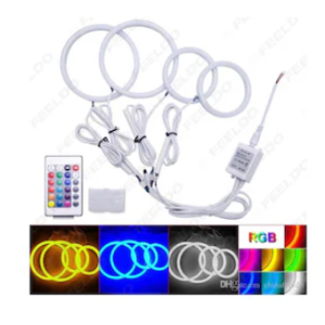 U/L 105-125 MM 4'LÜ SET RGB KUMANDALI ANGEL HALKA