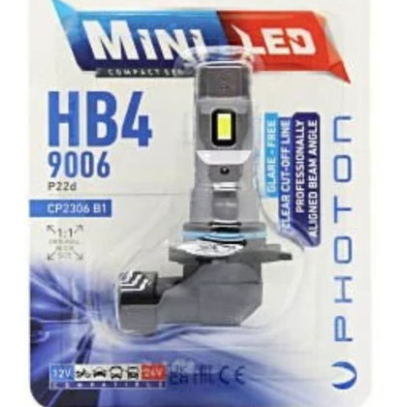 MINI HB4 9006 12-24V COMPACT LED (TEKLİ BLISTER)
