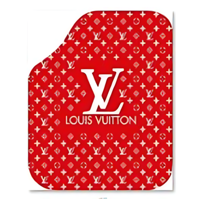 DEKOR PASPAS LOUIS VUITTON KIRMIZI 4'LÜ SET