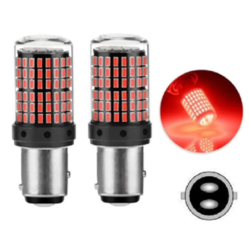 144 LED 1016 KIRMIZI STOP AMPULÜ (ÇİFT DUY)