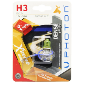 H3 12V 55W XTREME YELLOW (TEKLİ BLISTER)