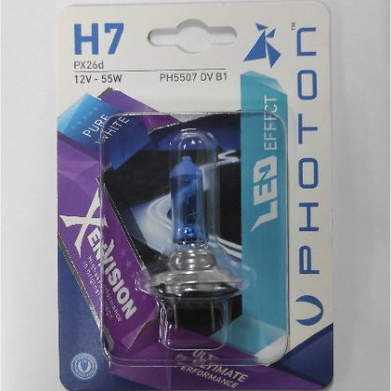 H7 12V 55W XEN VISION (TEKLİ BLISTER)