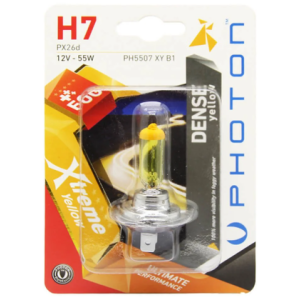 H7 12V 55W XTREME YELLOW (TEKLİ BLISTER)