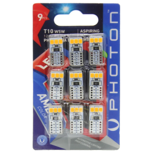T10 W5W 12V 10SMD LED AMBER (9'LU BLISTER)