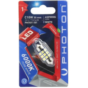 C10W 12V CANBUS 6'LI 30mm SOFİT LED (TEKLİ BLISTER)