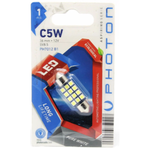C5W 12V CANBUS 6'LI 36mm SOFİT LED (TEKLİ BLISTER)