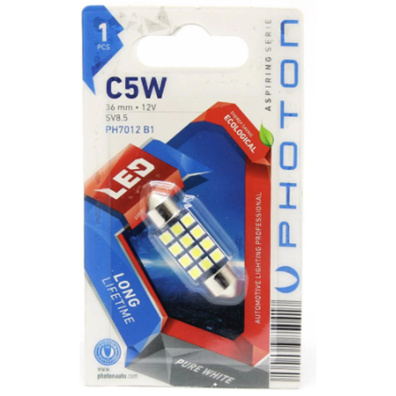 C5W 12V CANBUS 6'LI 36mm SOFİT LED (TEKLİ BLISTER)