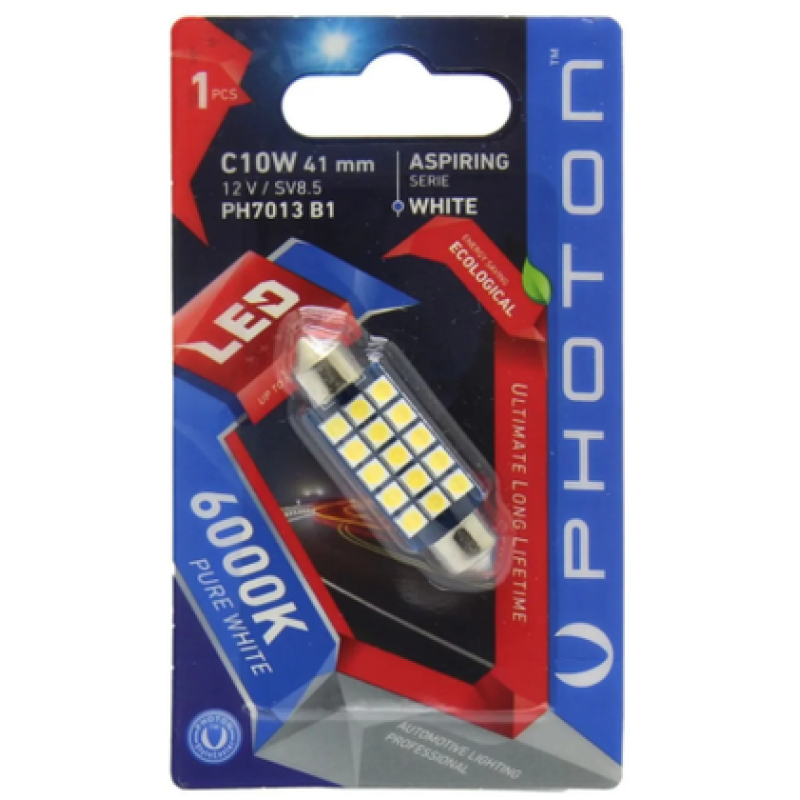 C10W 12V CANBUS 8'Lİ 41mm SOFİT LED (TEKLİ BLISTER)