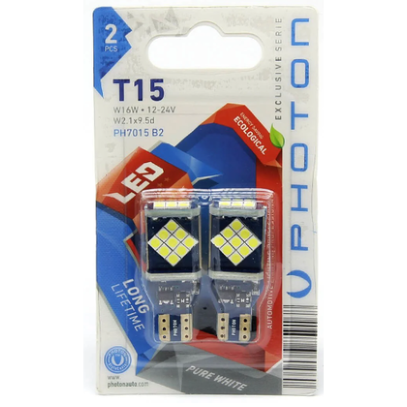 T15 W16W 12-24V 24 LED EXCLUSIVE SERIE (2'Lİ BLISTER)