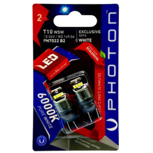 T10 W5W 12-24V 4+4+4 LED EXLUSIVE (2'Lİ BLISTER)