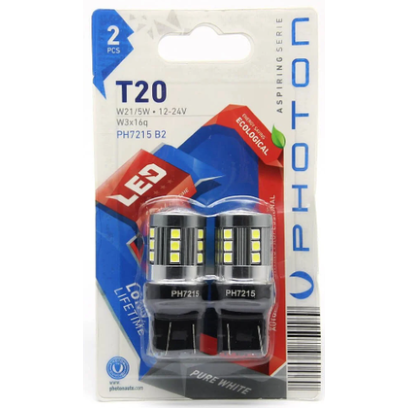 T20 W21/5W 12V-24V LED (2'Lİ BLISTER)