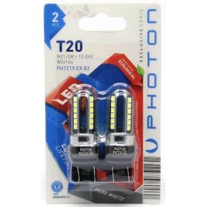 T20 W21/5W EXCLUSIVE 12V-24V LED (2'Lİ BLİSTER)