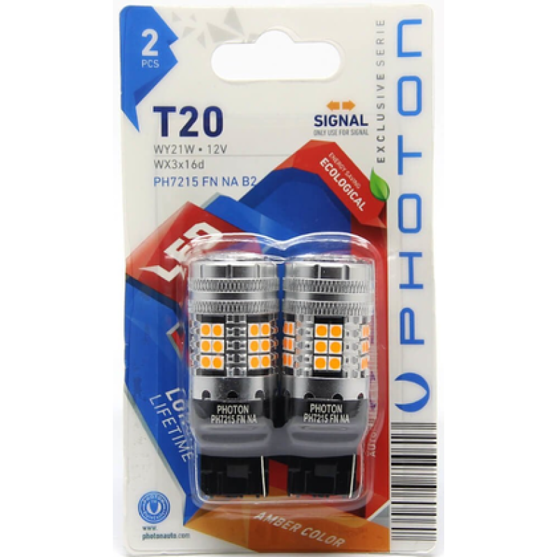 T20 W21W 12V AMBER FANLI EXCLUSIVE SERIE (2'Lİ BLISTER)