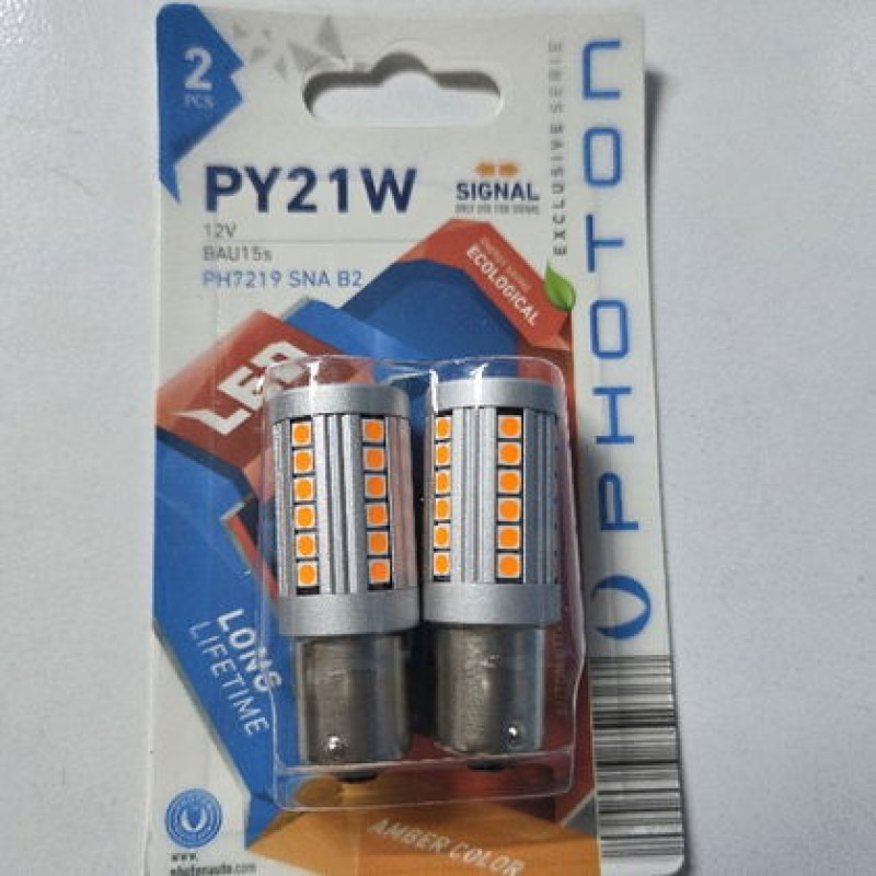 P21W 93 AMBER SİNYAL LED (2'Lİ BLISTER)