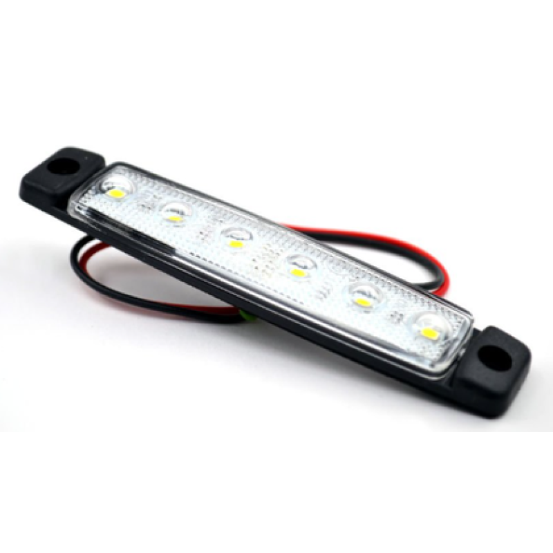 PARMAK LED BEYAZ (12V - 10 CM - 6 LED)