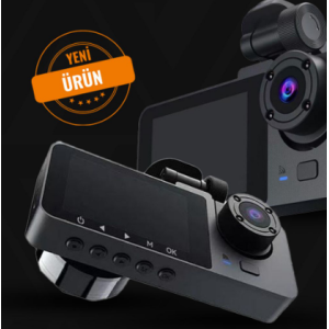 ARAÇ KAYIT KAMERASI 3 KAMERALI WİFİ'Lİ 2" HD VRPRO
