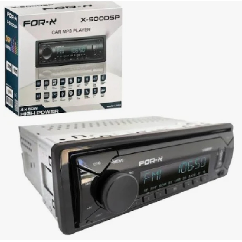 TEYP DSP IŞLEMCİLİ 2+1 ANFİ ÇIKIŞLI USB FOR-X