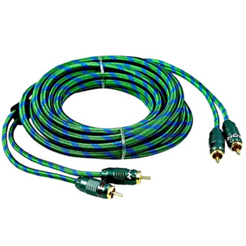 RCA BAKIR 5 METRE KABLO 2 KANAL SAF FOR-X