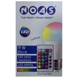 AMPUL KUMANDALI 9W RGB