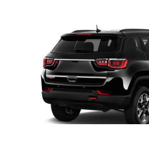 OMSA Jeep Compass Krom Bagaj Çıtası Plaka Üstü 2017 ve Sonrası