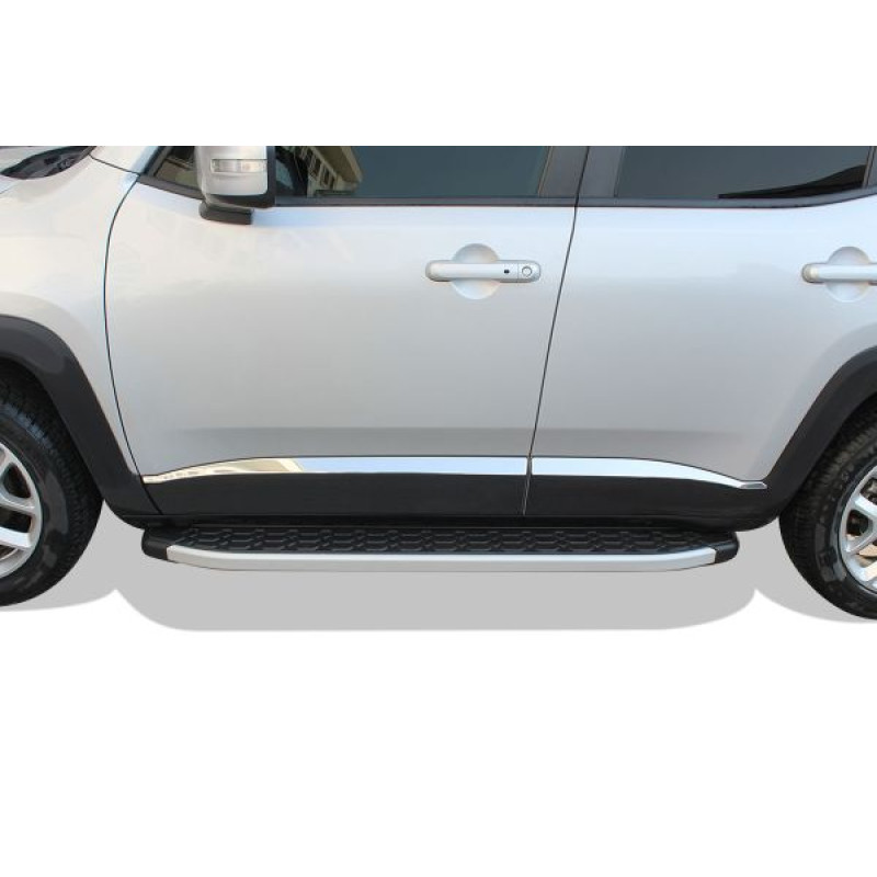 OMSA Jeep Renegade Blackline Yan Basamak Alüminyum 2014 ve Sonrası