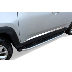 OMSA Jeep Renegade Blackline Yan Basamak Alüminyum 2014 ve Sonrası