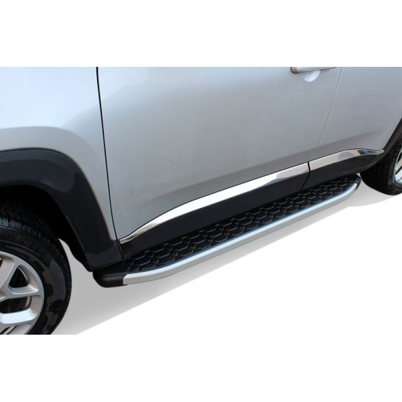OMSA Jeep Renegade Blackline Yan Basamak Alüminyum 2014 ve Sonrası