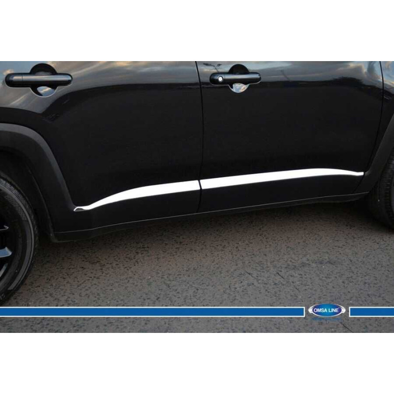OMSA Jeep Renegade Krom Yan Kapı Çıtası 4 Parça 2014 ve Sonrası