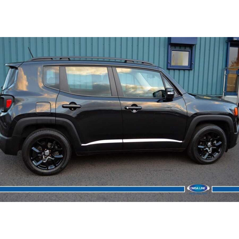 OMSA Jeep Renegade Krom Yan Kapı Çıtası 4 Parça 2014 ve Sonrası