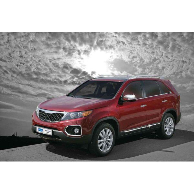 OMSA Kia Sorento 2 Krom Sis Farı Çerçevesi 2 Parça 2009-2014 Arası