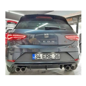 Seat Leon Sc Leon Mk3 Sağ Sol Çift Çikiş Difizör 2023+ Boyasız