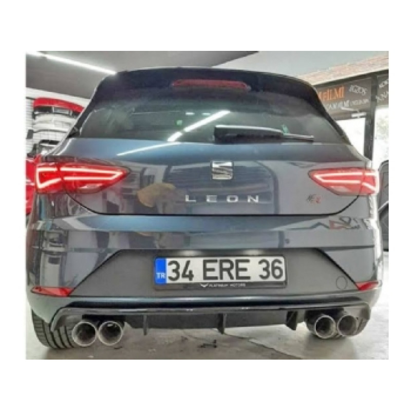 Seat Leon Sc Leon Mk3 Sağ Sol Çift Çikiş Difizör 2023+ Boyasız