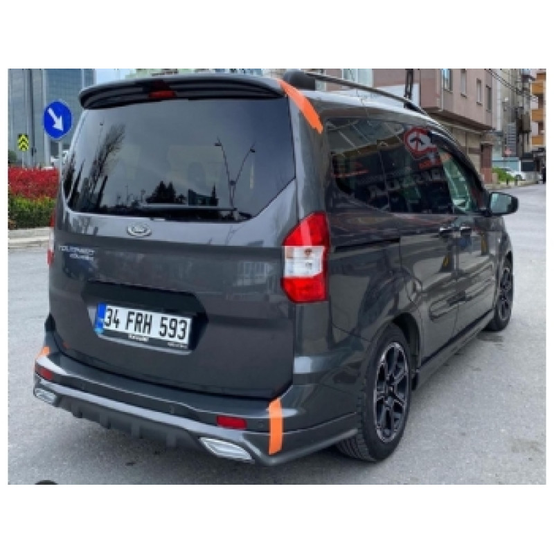 Ford Tourneo Courier Egzoz Görünüm Arka Karlik 2014-2017 Boyasız