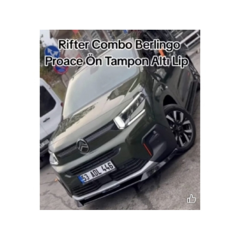 Citroen Berlingo Ön Tampon Alti Lip 1996-2008 Boyasız