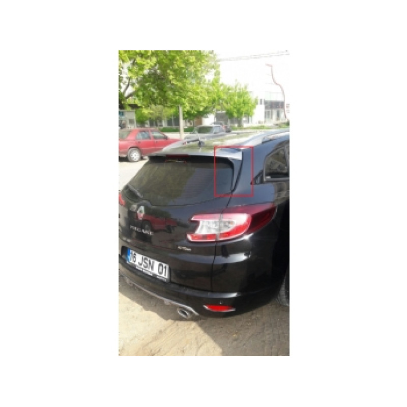 Renault Megane 3 Sport Tourer Sport Tourur Spoyler Kulaklari 2009-2016 Boyasız