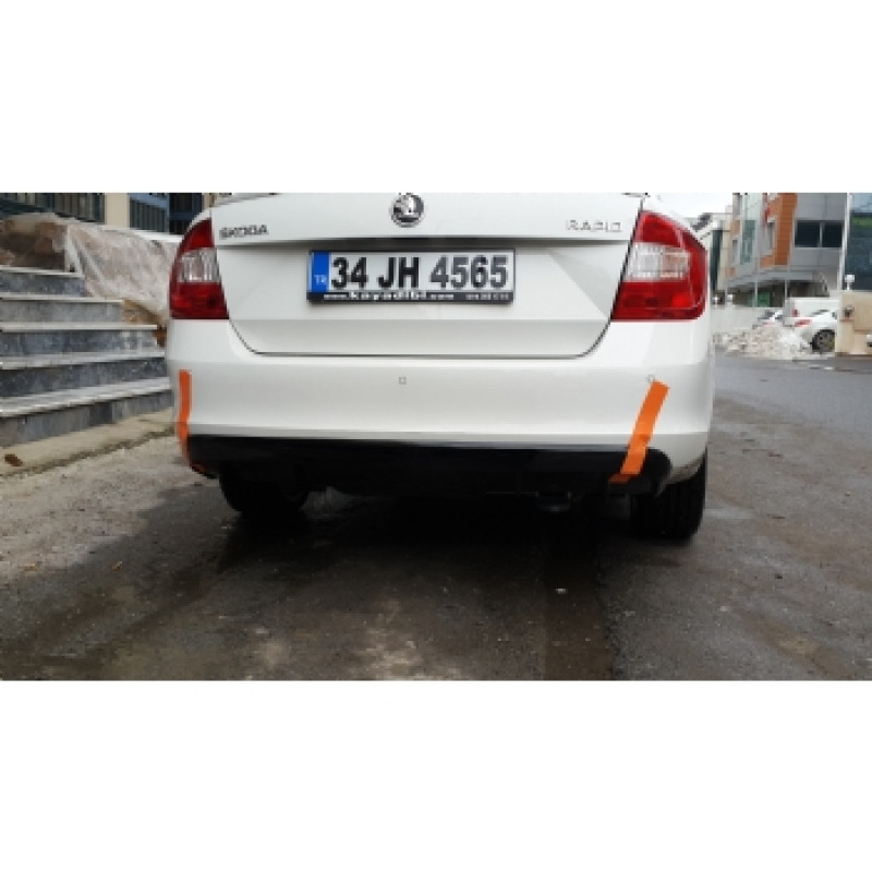 Skoda Rapid Arka Difizör 2012-2019 Boyasız