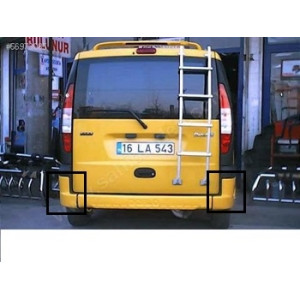 Fiat Eski Doblo Arka Karlik 2 Parça 2000-2010 Boyasız