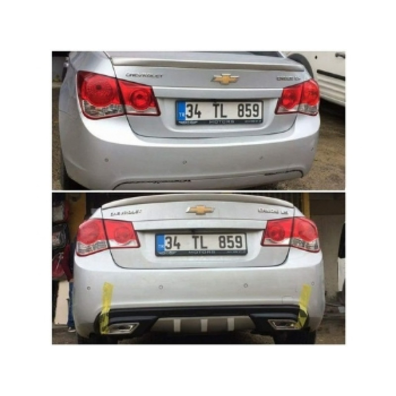 Üniversal Spoyler Difizörler Difizörler Chevrolet Cruze Üniversal Difizör 2009-2016 Boyasız