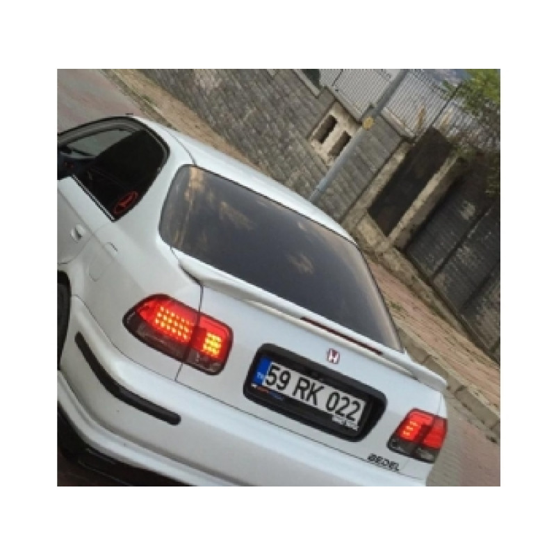 Honda Civic 2001 Civic Sedan Işikli Spoyler Boyasız