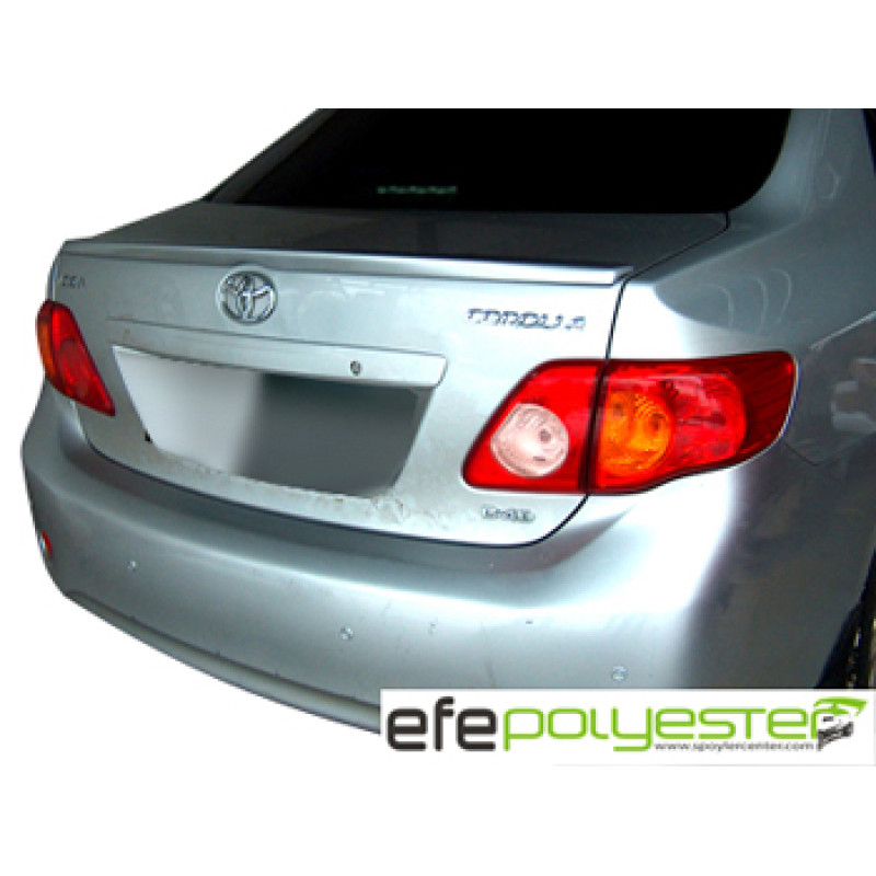 Toyota Corolla Sedan 2011 Corolla Spoyler Boyasız