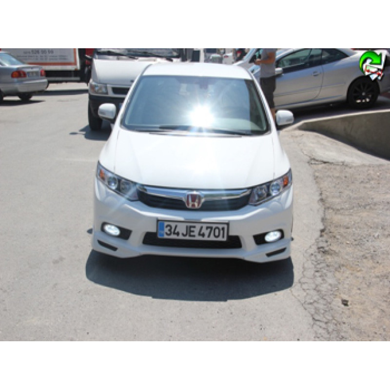 Honda Civic Honda Civic Özel Tasarim Ön Tampon Alti2 Parça 2021+ Boyasız