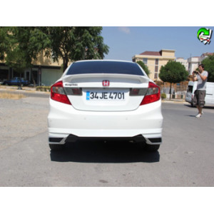 Honda Civic Honda Civic Arka Tampon Karligi 2021+ Boyasız