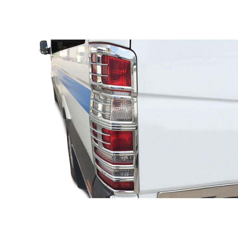 OMSA Mercedes Sprinter W906 Krom Stop Çerçevesi 2 Parça ABS 2006 ve Sonrası