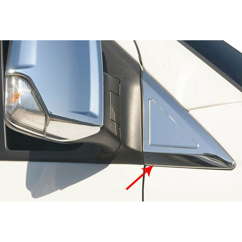 OMSA Mercedes Sprinter W907 Krom Kelebek Cam Yeri 2 Parça 2018 ve Sonrası