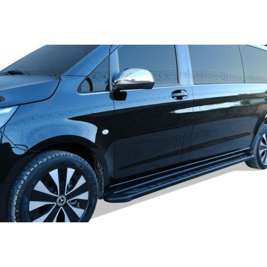 Mercedes Vito W447 Faba Yan Basamak Siyah Uzun Şase 2014 ve Sonrası