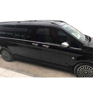 Mercedes Vito W447 Solid Tavan Çıtası Siyah Uzun Şase 2014 ve Sonrası